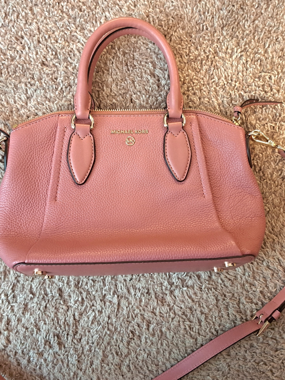 Michael Kors Marilyn Saffiano Leather Satchel
